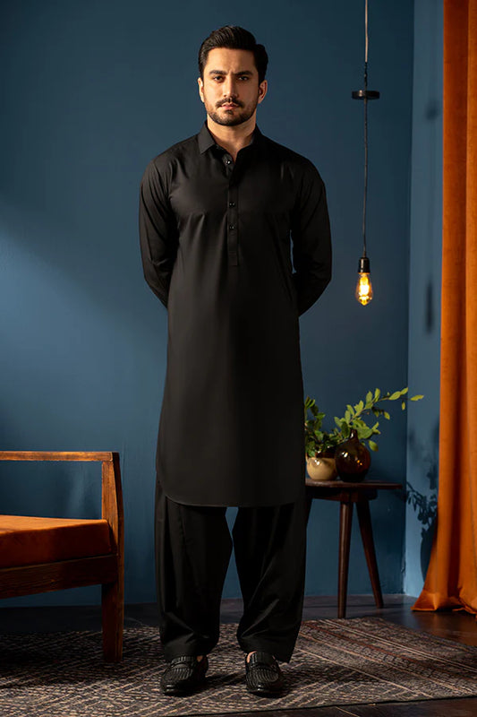 Black Collar Shalwar Kameez
